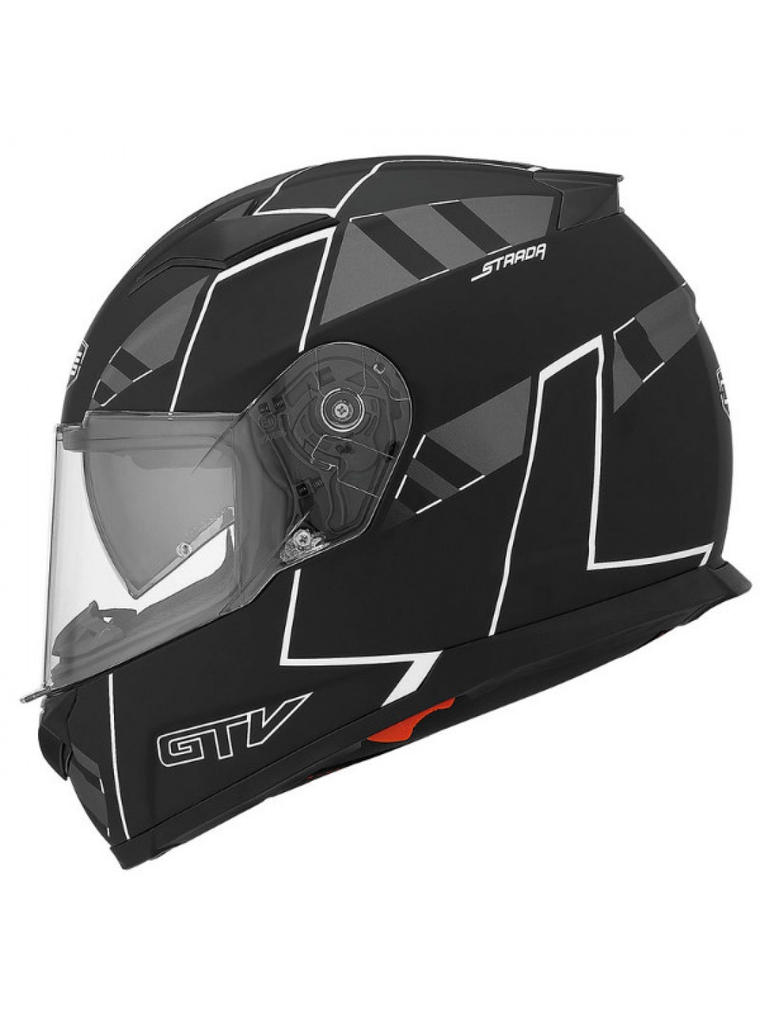 Casca moto integrala CMS GTV Strada Ice White