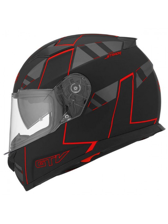 Casca moto integrala CMS GTV Strada Red