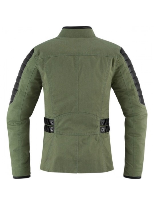 Geaca moto dama ICON 1000 MH1000 green