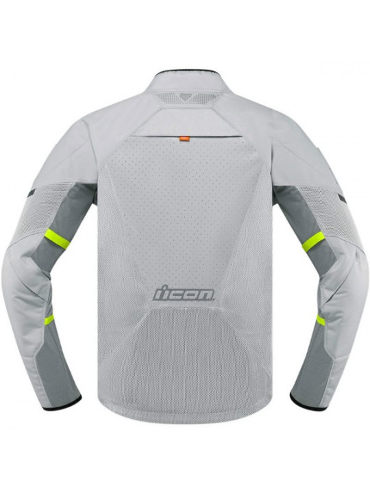 Geaca moto ICON Mesh AF light grey