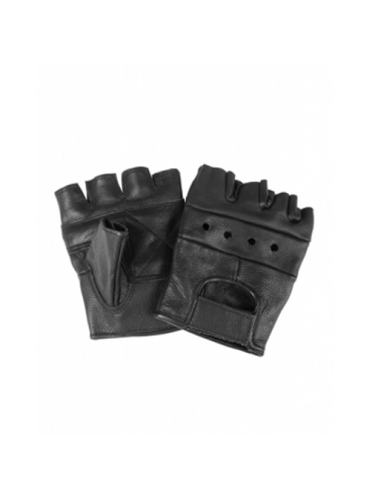 Manusi piele naturala fara degete