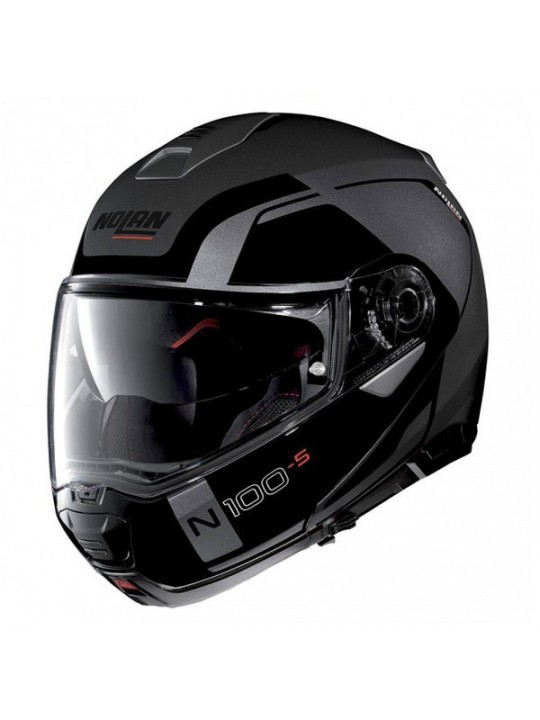 Casca moto flip-up Nolan N100-5 Consistency N Com Flat Lava Grey