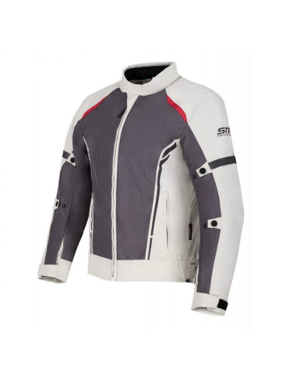 Geaca moto textil SM Racewear Mesh 2.0 light grey