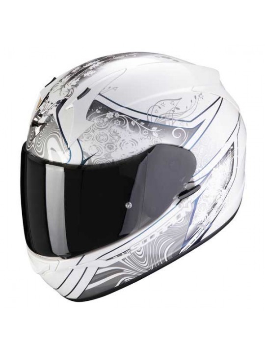 Casca moto integrala Scorpion Exo 390 Clara Alb
