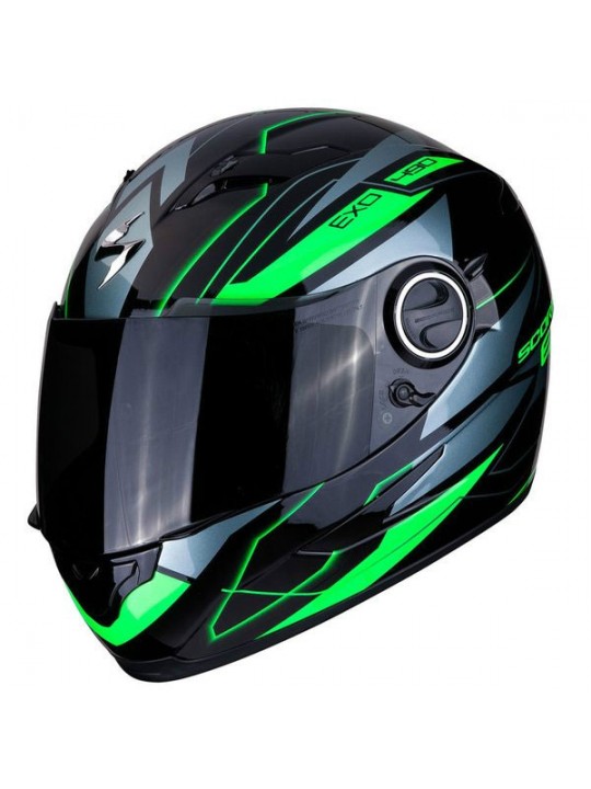 Casca moto integrala Scorpion Exo 490 Nova negru/verde