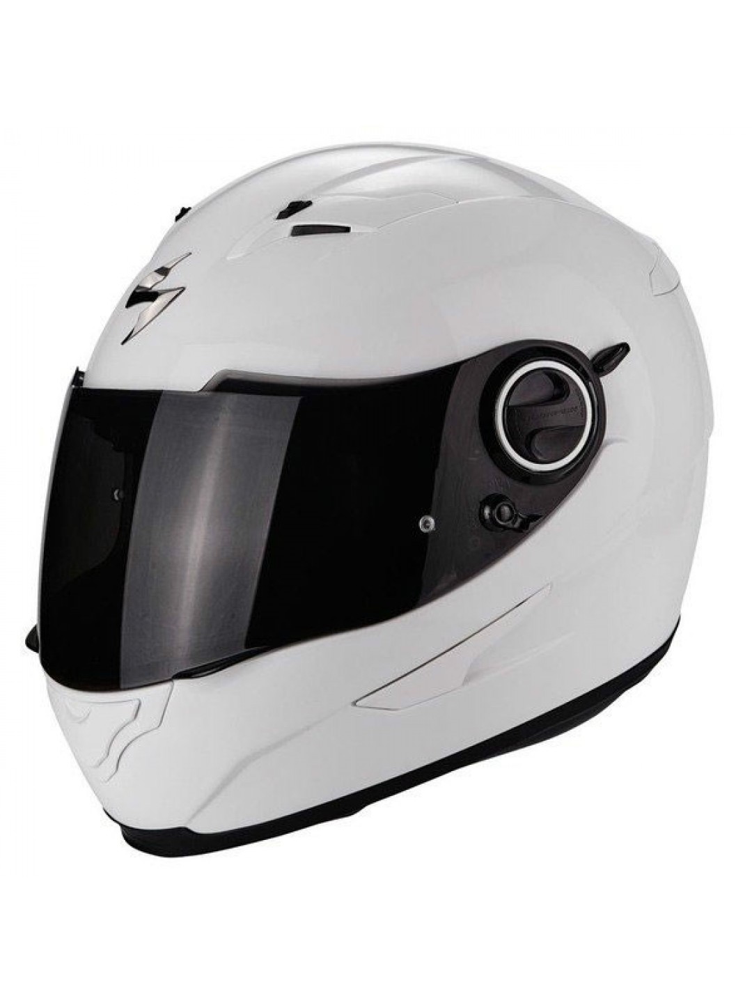 Casca moto integrala Scorpion Exo 490 Solid alb