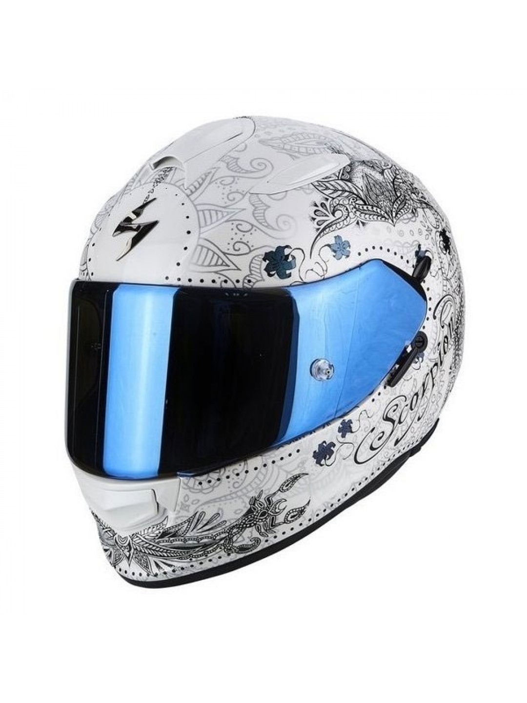 Casca moto integrala Scorpion Exo 510 Air Azalea Alb