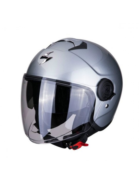 Casca moto open face Scorpion Exo-City argintiu