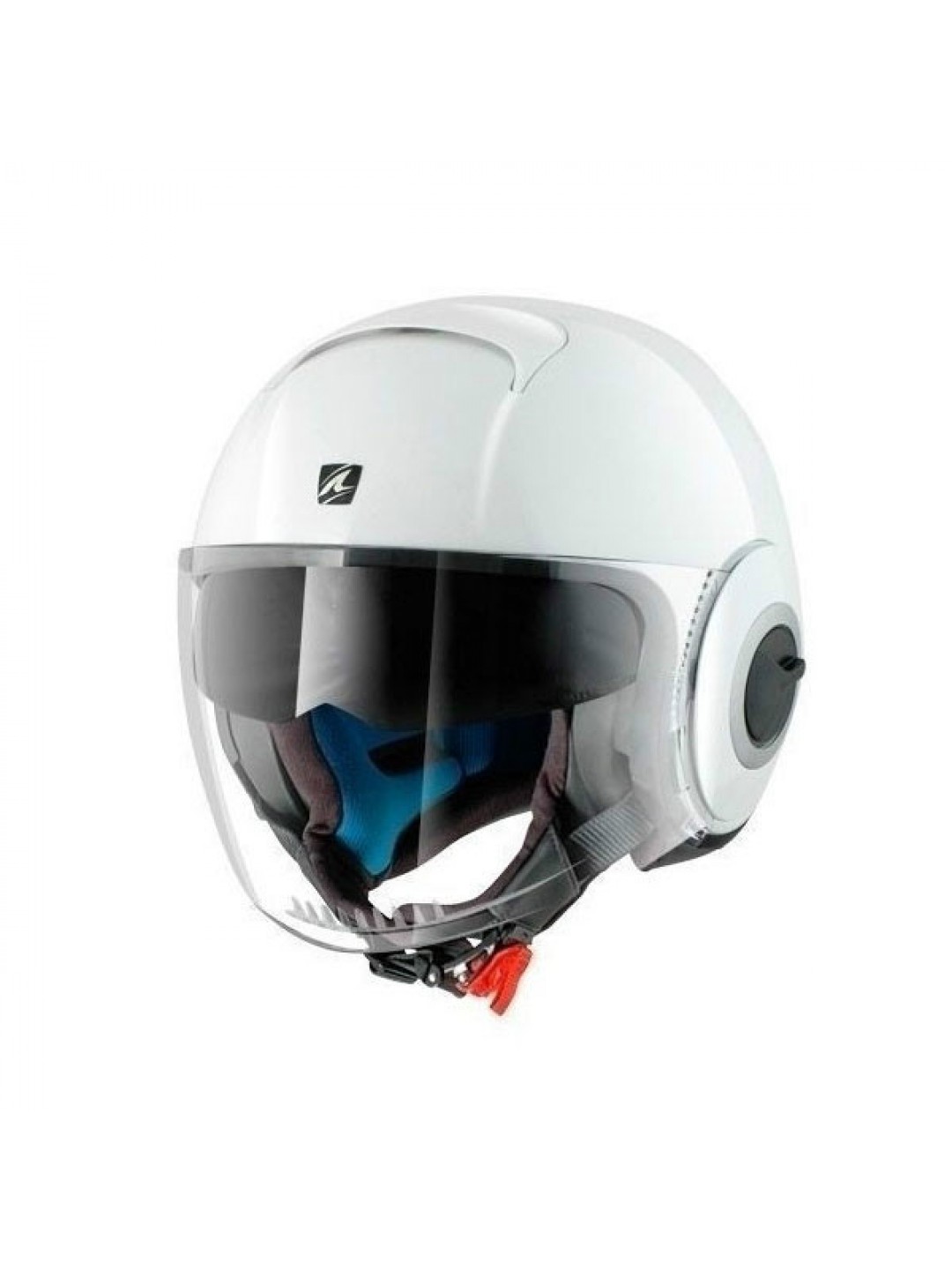 Casca Shark Nano blank alb