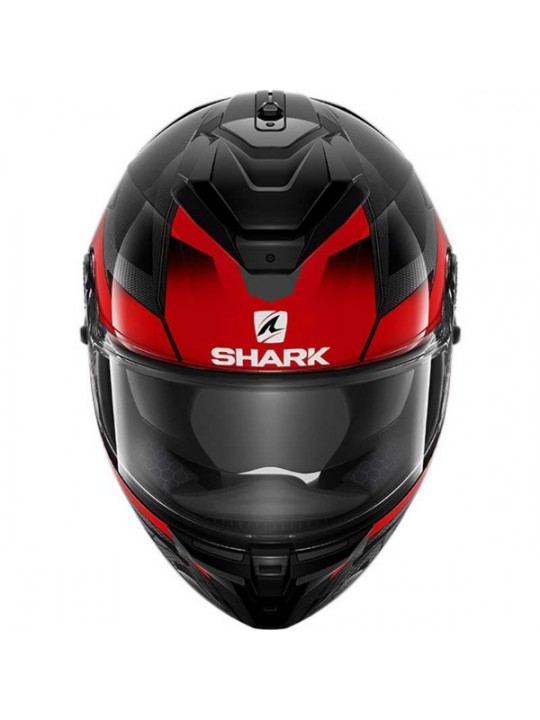 Casca Shark Spartan GT Carbon Shestter negru rosu