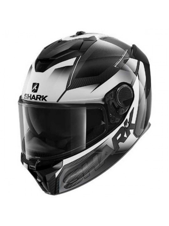 Casca Shark Spartan GT Carbon Shestter negru alb