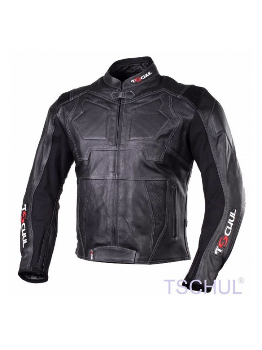 Geaca moto piele Tschul Roven all black