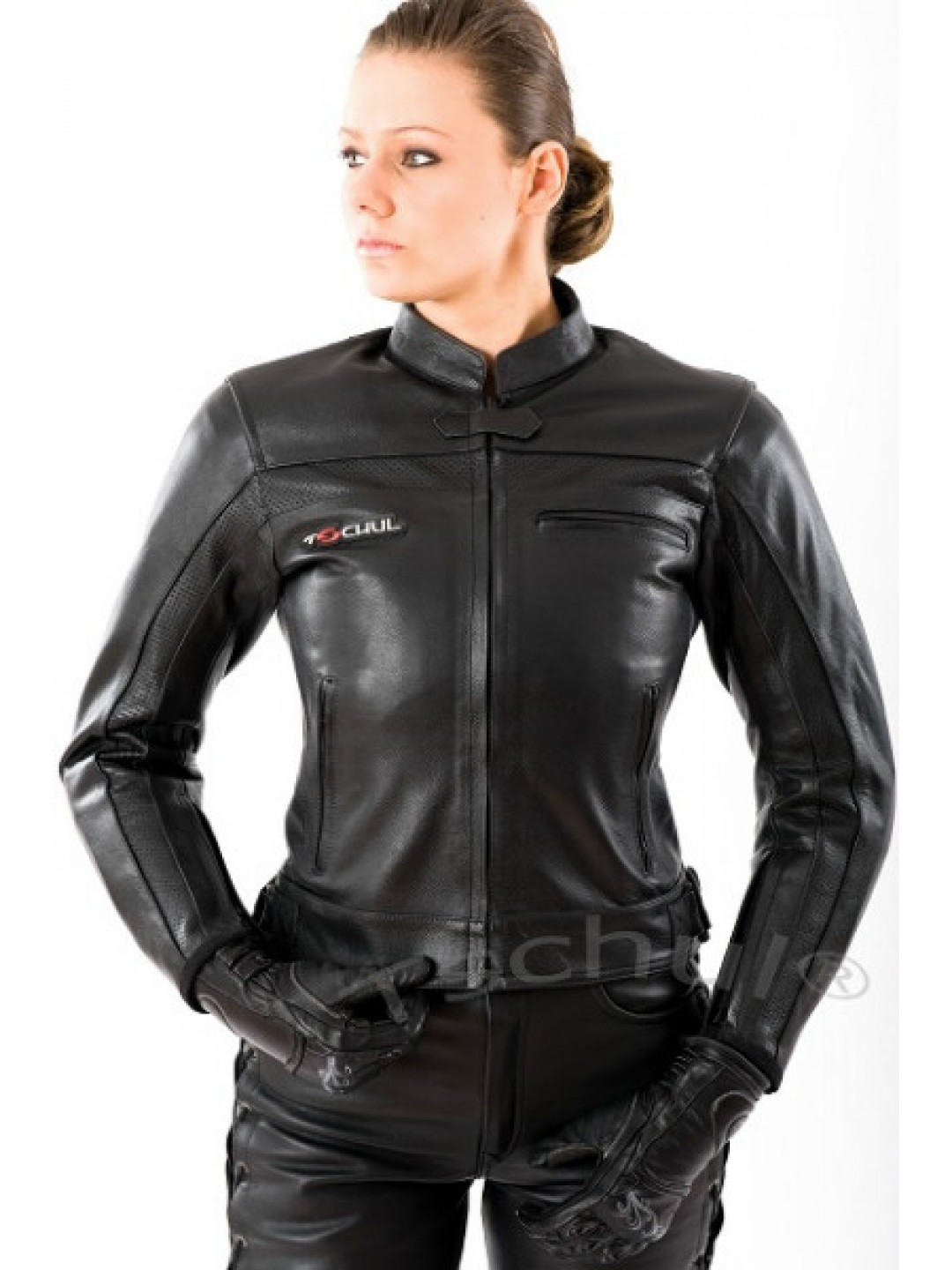 Geaca moto de dama Tschul New Jersey black
