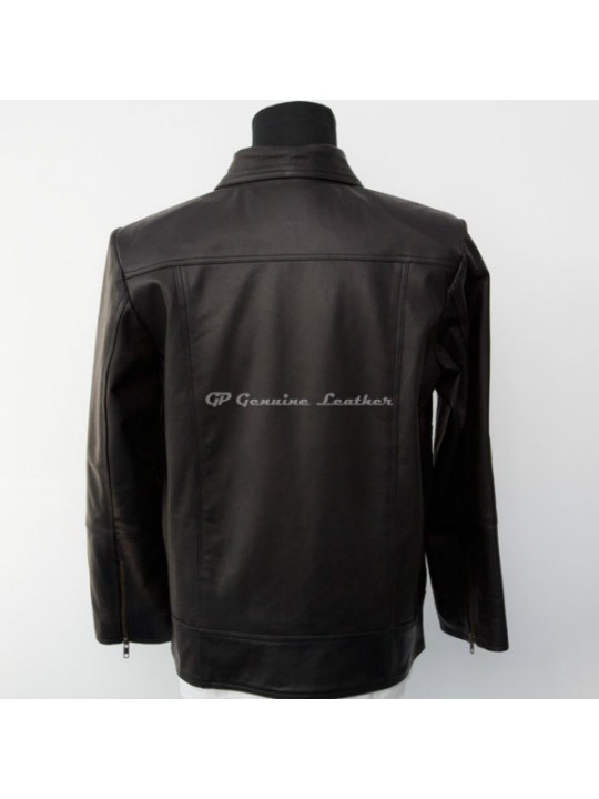 Geaca piele barbati LJSM-01