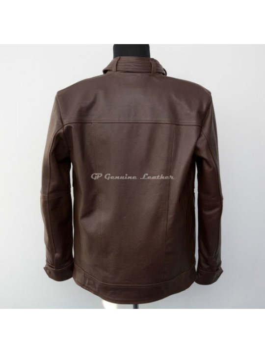 Geaca piele barbati LJSM-03