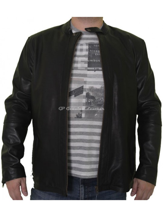 Geaca piele barbati LJSM-04